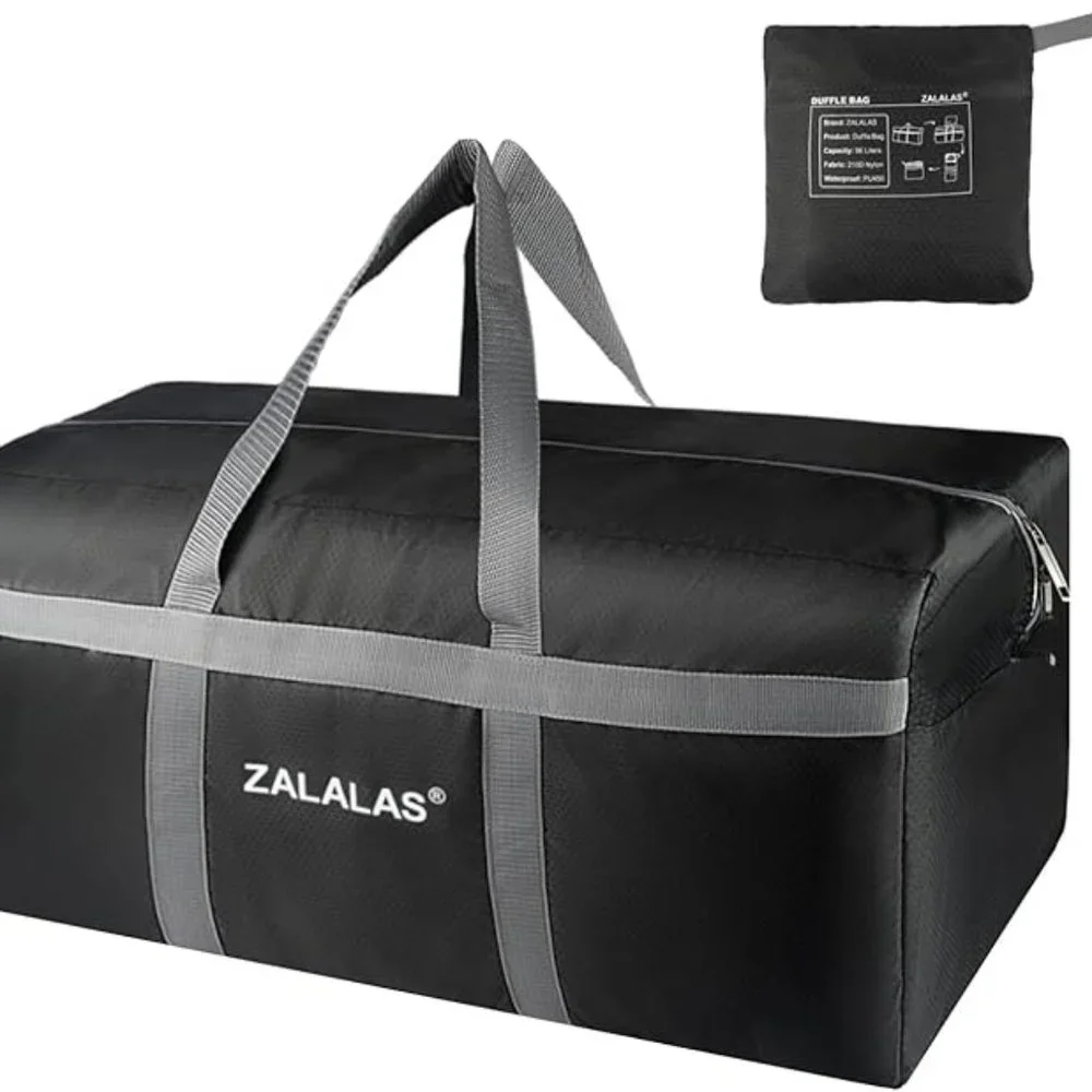 96l Foldable Extra Large Duffel bag Lightweight